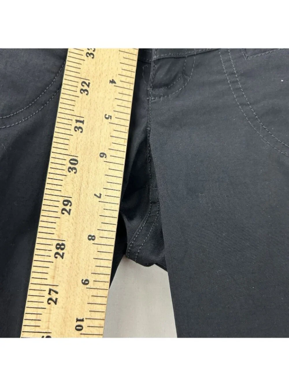 Athleta Heathered Low Rise Dipper Pant Women’s Size 2 Black Hiking Bootcut Leg - Picture 5 of 16
